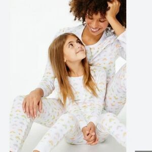 Stoney Clover Ln x Roller Rabbit Cotton Candy Clouds Pajamas 2 Piece Set Medium